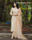 Cotton Weaved Kurti With Handloom Cotton Pant And Handloom Dupatta-ISKWSU2606PPC/D1545