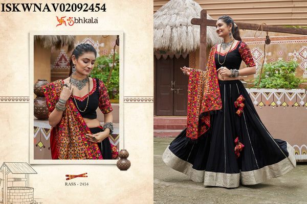 Embroidered Rayon Lehenga With Blouse And Dupatta-ISKWNAV02092455/2451/2452/2453/2454/2456