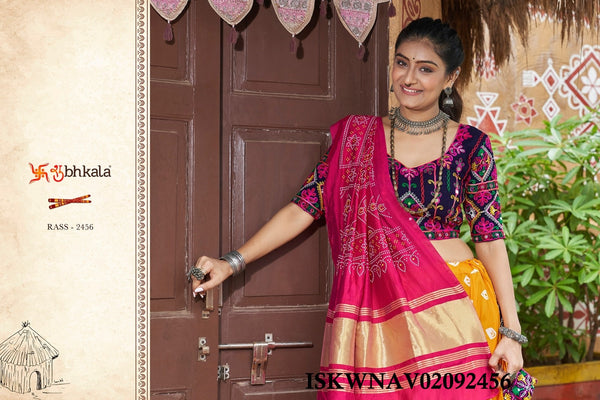 Embroidered Rayon Lehenga With Blouse And Dupatta-ISKWNAV02092455/2451/2452/2453/2454/2456