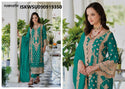 Embroidered Organza Kurti With Silk Pant And Organza Dupatta-ISKWSU090919350