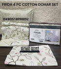 Cotton Bedsheet With Pillow Cover And Coordinate Dohar-ISKBDS18090092