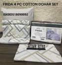 Cotton Bedsheet With Pillow Cover And Coordinate Dohar-ISKBDS18090092