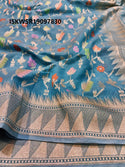 Banarasi Weaved Cotton Silk Saree With Blouse-ISKWSR19097830