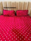 King Size Elastic Fitted Bedsheet With Pillow Cover-ISKBDS26090093