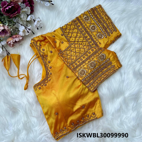 Embroidered Silk Blouse-ISKWBL30099990