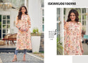 Digital Printed Linen Kurti-ISKWKU06106990