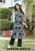 Printed Organza Kurti With Pant-ISKWKU0810ND3176