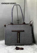 Jacquard Shoulder Handbag-ISKBG09105003