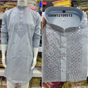 Men's Silk Kurta With Raymond Cotton Pajama-ISKM12109513