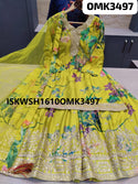 Digital Printed Chinon Kurti With Sharara And Net Dupatta-ISKWSH1610OMK3497