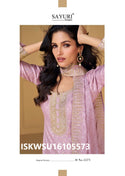 Embroidered Viscose Jacquard Silk Kurti With Pant And Dupatta-ISKWSU16105573