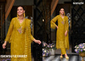 Embroidered Organza Kurti With Silk Pant And Dupatta-ISKWSU18100897