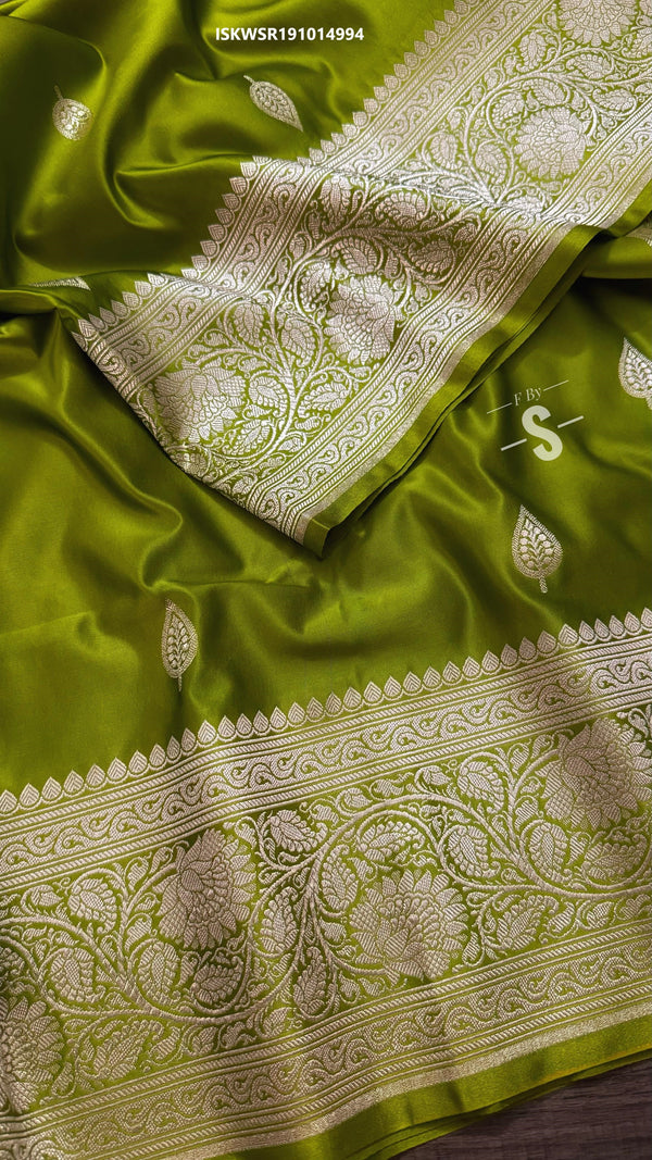 Banarasi Katan Silk Saree With Blouse-ISKWSR191014994