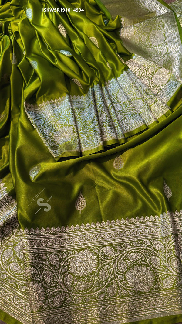 Banarasi Katan Silk Saree With Blouse-ISKWSR191014994