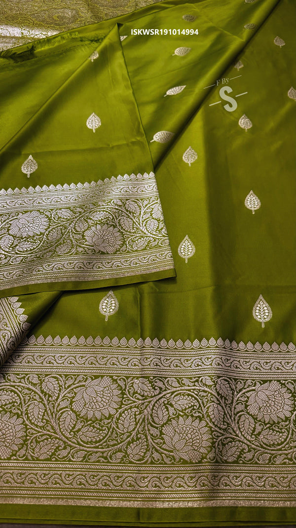 Banarasi Katan Silk Saree With Blouse-ISKWSR191014994