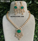 Kundan Jewelry Set-ISKJW1410PK-I306