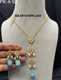 Kundan Jewelry Set-ISKJW1410PK-A50