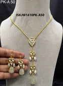 Kundan Jewelry Set-ISKJW1410PK-A50