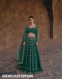 Embroidered Chinon Silk Lehenga With Blouse And Dupatta-ISKWLH25105396