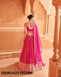 Embroidered Chinon Silk Lehenga With Blouse And Dupatta-ISKWLH25105320