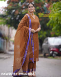 Cotton Silk Kurti With Cotton Silk Pant And Kanchi Cotton Dupatta-ISKWSU1811PPC/D1682