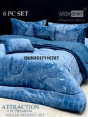 Embossed Winter 6Pc Bedding Set-ISKBDS17116787