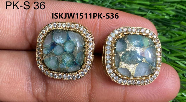 Stone Earrings Set-ISKJW1511PK-S36