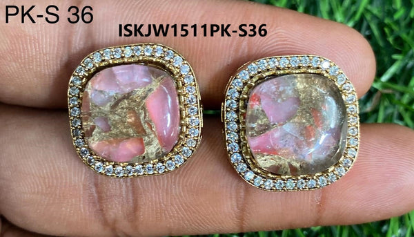 Stone Earrings Set-ISKJW1511PK-S36