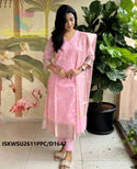 Banarasi Weaved Chanderi Kurti With Cotton Pant And Banarasi Dupatta-ISKWSU2611PPC/D1642