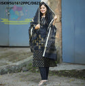 Block Printed Kota Doriya Kurti With Cotton Pant And Dupatta-ISKWSU1612PPC/D825