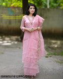 Embroidered Kota Doriya Kurti With Cotton Pant And Dupatta-ISKWSU1612PPC/D1521