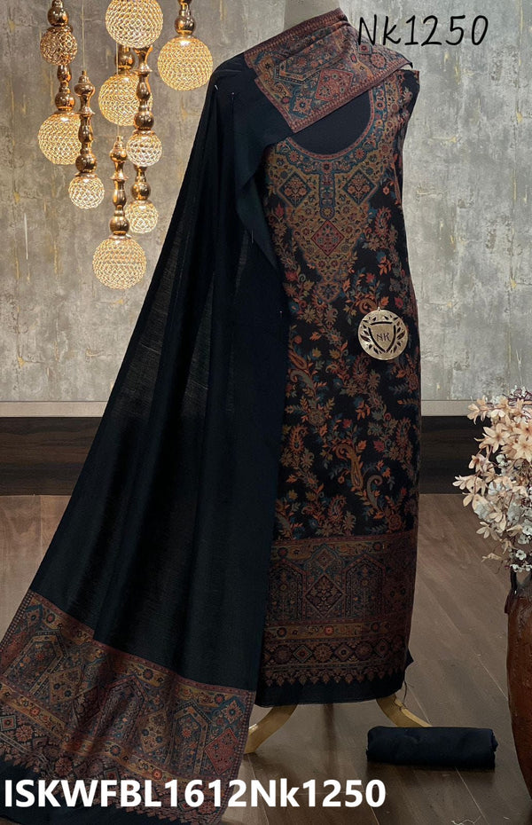 Viscose Pashmina Kurti With Bottom And Dupatta-ISKWFBL1612Nk1250