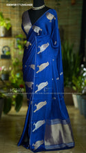 Banarasi Mashru Silk Saree With Blouse-ISKWSR1712HS3468