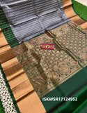 Handloom Kanjivaram Silk Sarees With Contrast Blouse-ISKWSR17124952