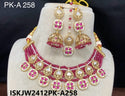 Kundan Jewelry Set-ISKJW2412PK-A258