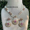 Kundan Jewelry Set-ISKJW2412PK-A146