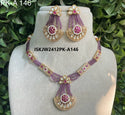 Kundan Jewelry Set-ISKJW2412PK-A146