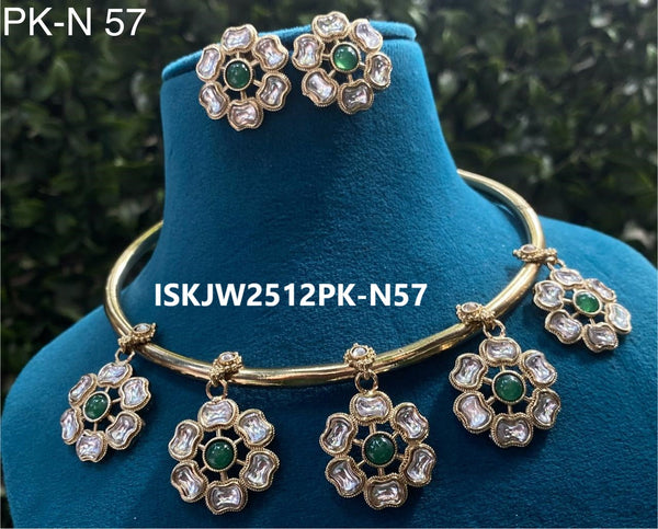 Kundan Jewelry Set-ISKJW2512PK-N52