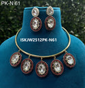 Kundan Jewelry Set-ISKJW2512PK-N61