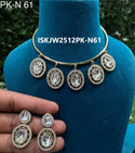 Kundan Jewelry Set-ISKJW2512PK-N61