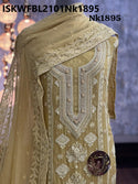 Embroidered Georgette Kurti With Shantoon Bottom And Chiffon Dupatta-ISKWFBL2101Nk1895