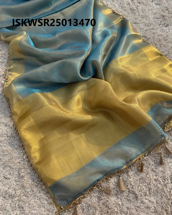 Banarasi Tissue Silk Saree With Blouse-ISKWSR25013470