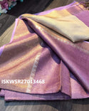 Tissue Linen Saree With Blouse-ISKWSR27013468