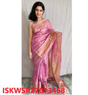 Tissue Linen Saree With Blouse-ISKWSR27013468