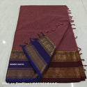 Kota Check Cotton Saree With Blouse-ISKWSR11026755