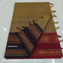 Kota Check Cotton Saree With Blouse-ISKWSR11026755