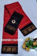 Zari Weaved Cotton Saree-ISKWSR11026760