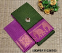 Zari Weaved Cotton Saree-ISKWSR11026763