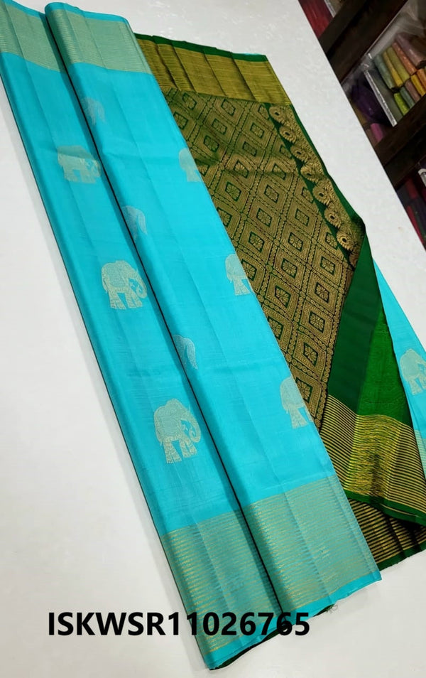 Handloom Silk Saree With Blouse-ISKWSR11026765