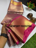 Banarasi Weaved Tissue Katan Silk Saree With Brocade Blouse-ISKWSR11026766